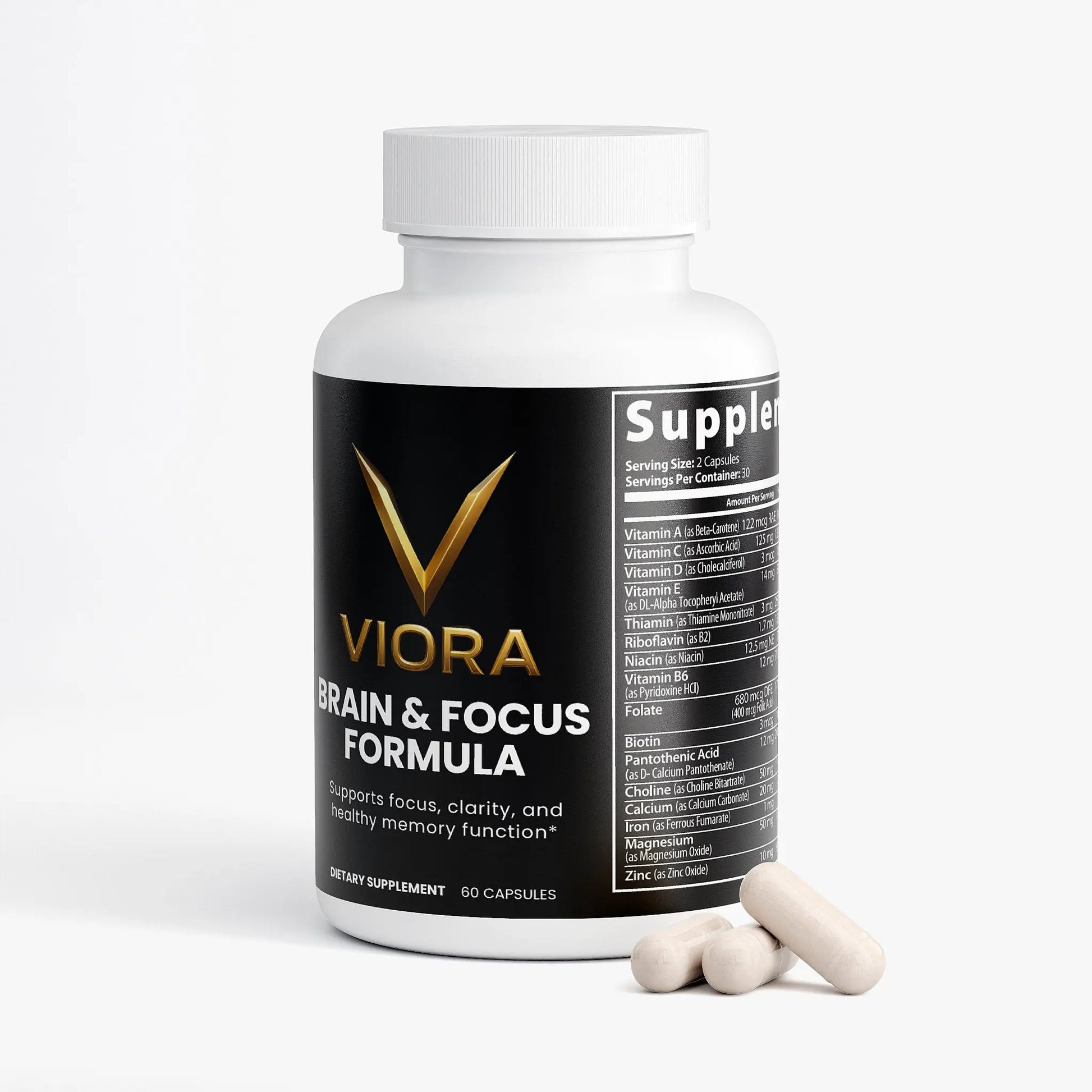 Brain & Focus Formula Viora Nutrition