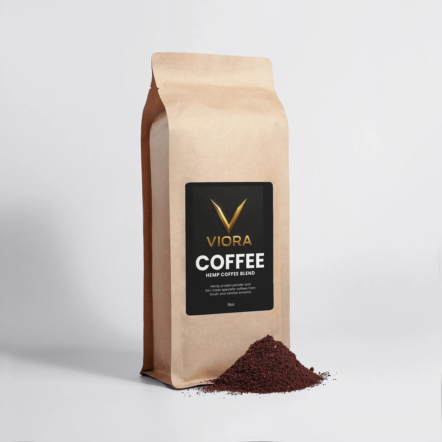 Hemp Coffee Blend - Medium Roast 16oz Viora Nutrition