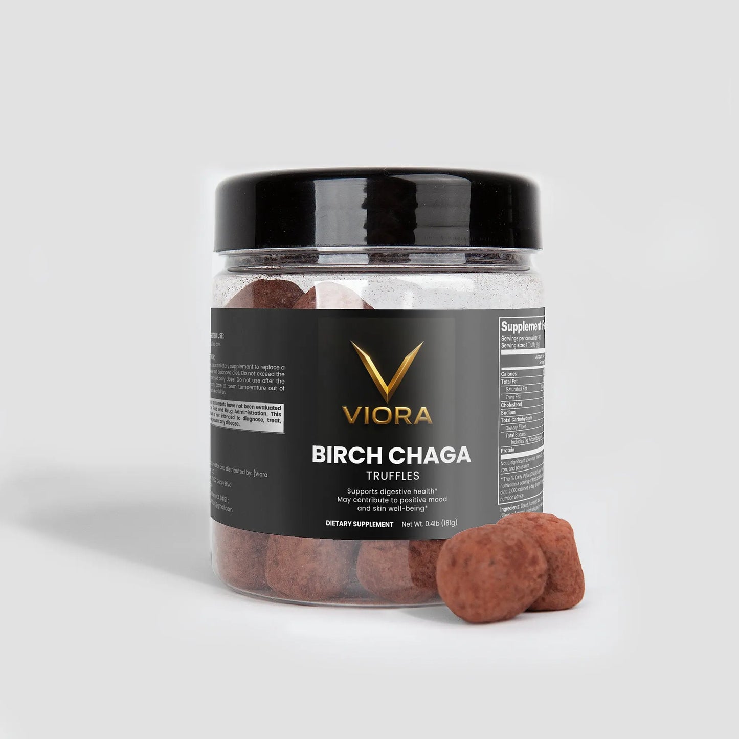 Truffles Birch Chaga Viora Nutrition