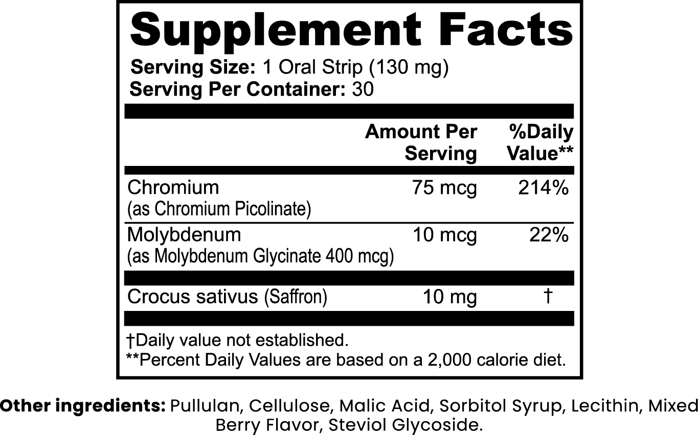 Appetite Balance & Weight Support Strips Viora Nutrition