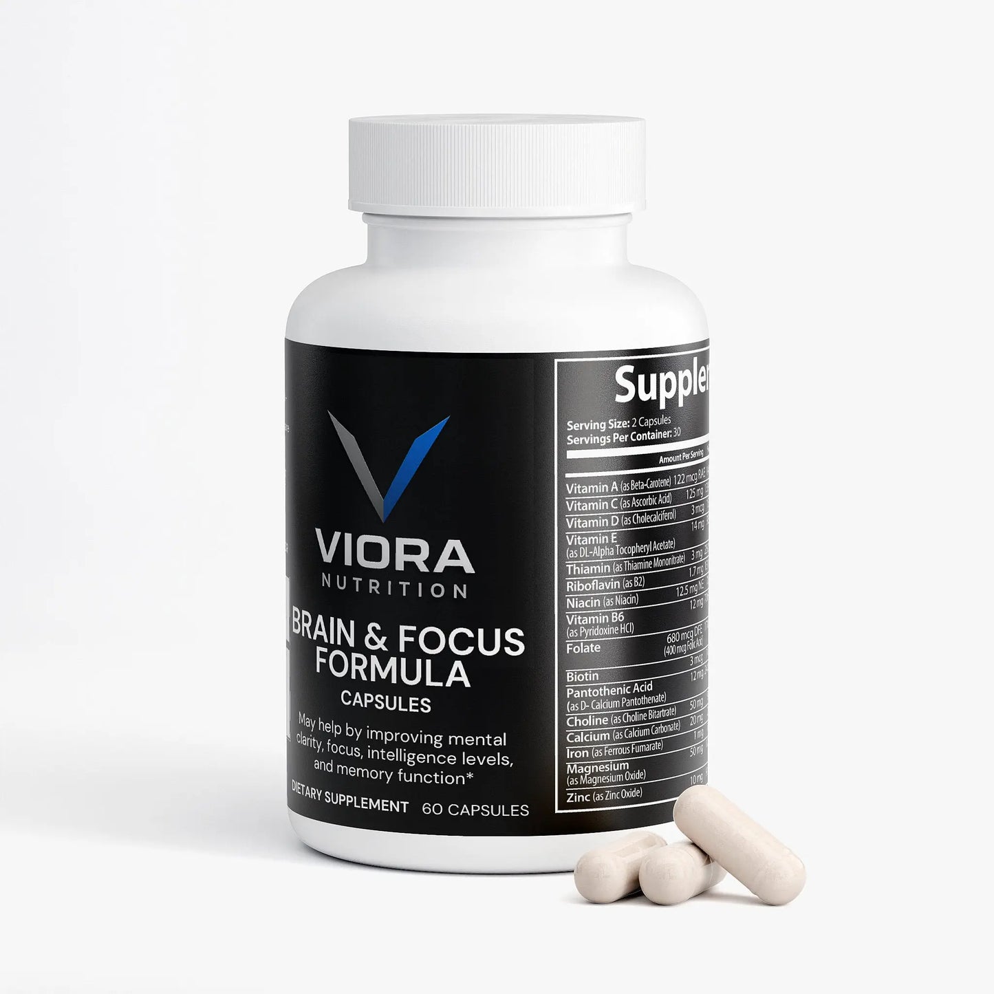 Brain & Focus Formula Viora Nutrition