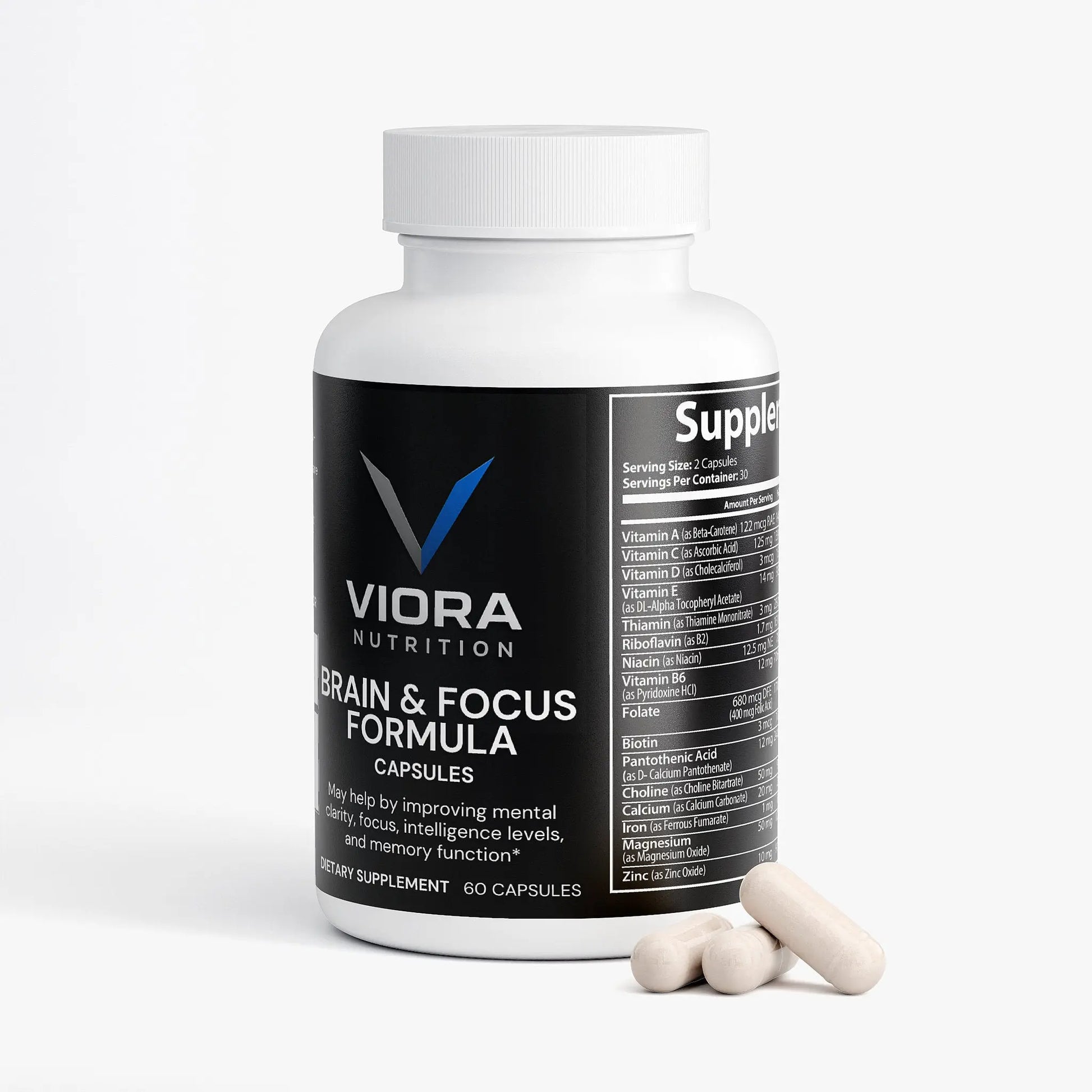 Brain & Focus Formula Viora Nutrition