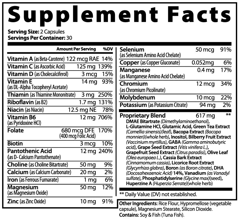 Brain & Focus Formula Viora Nutrition
