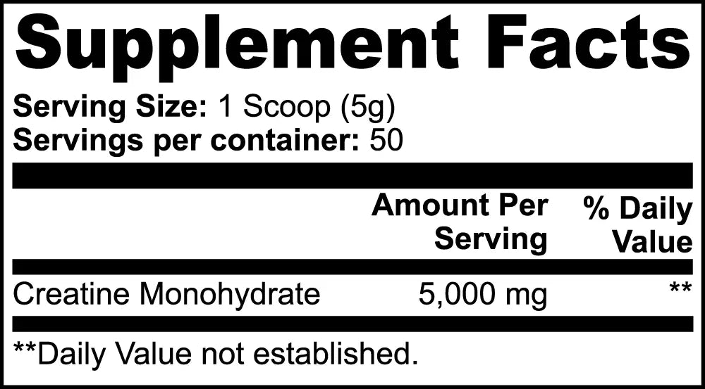 Creatine Monohydrate My Store