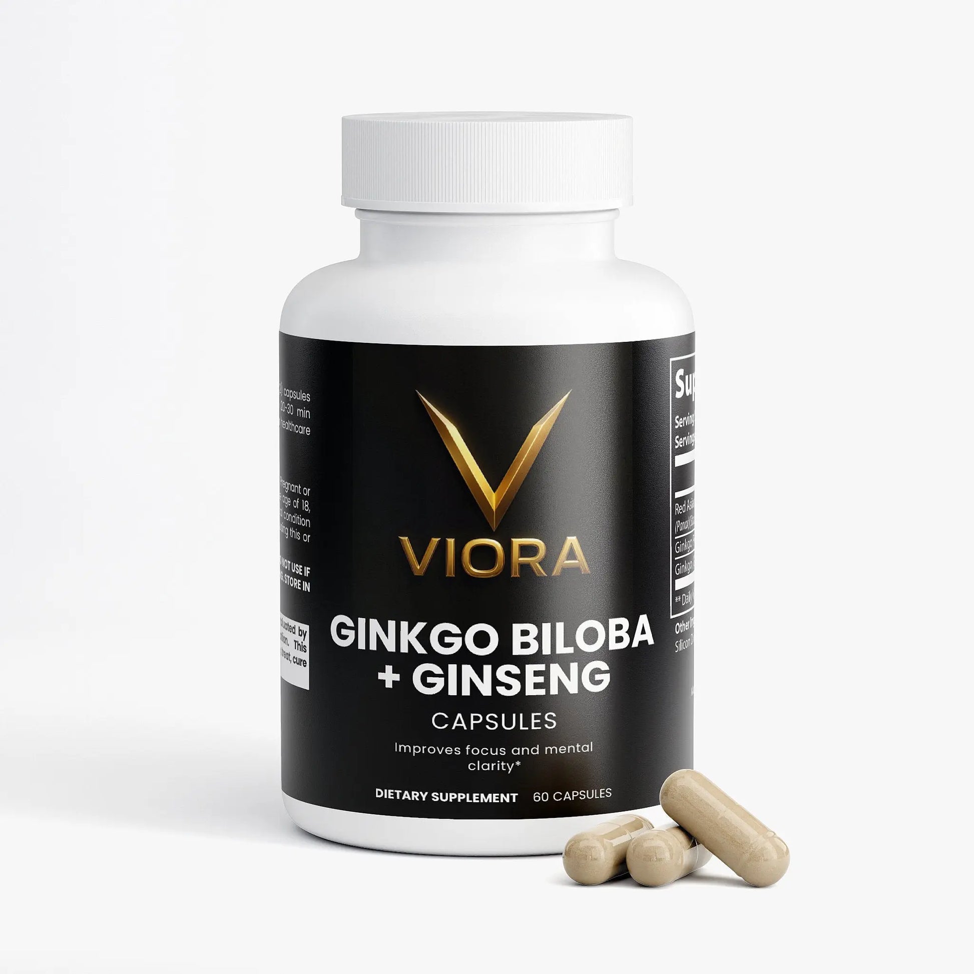 Ginkgo Biloba + Ginseng Viora Nutrition